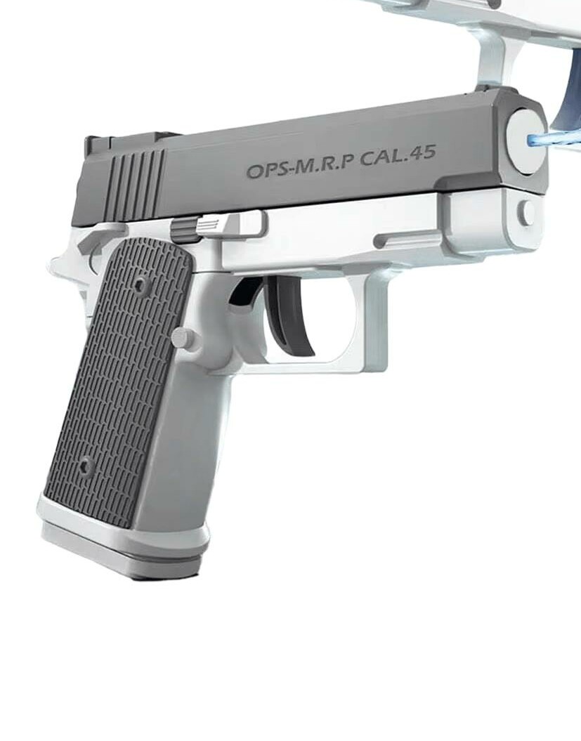 szary pistolet na wodę
