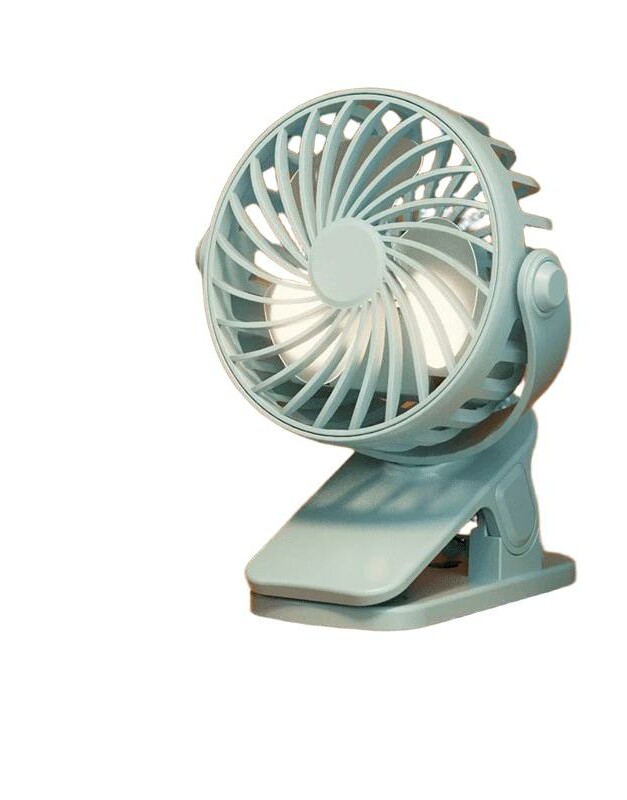 niebieski mini wentylator
