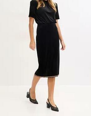 SPÓDNICA MIDI PROSTA PLUS SIZE