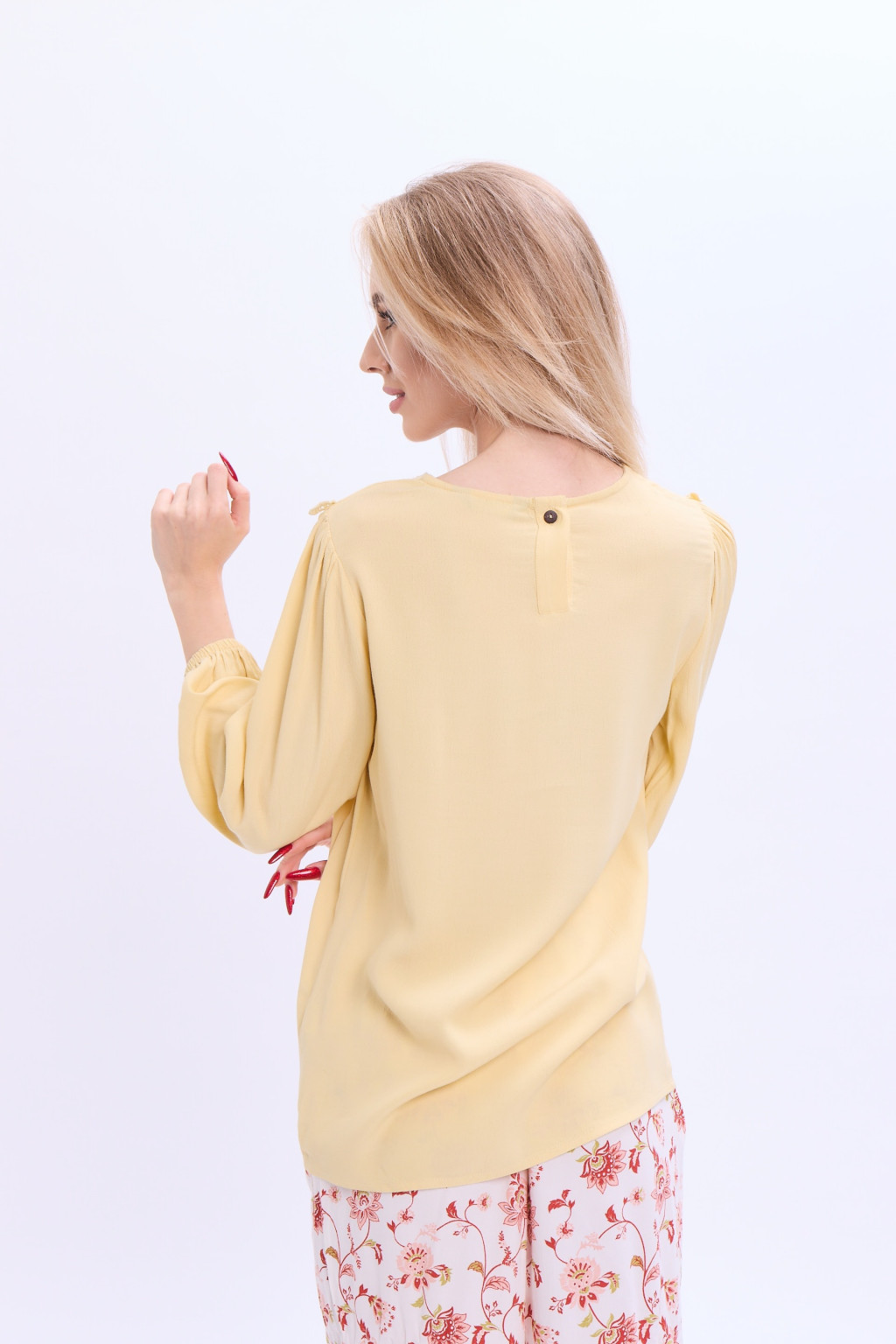 ŻÓŁTY TOP T43-2136K-SS