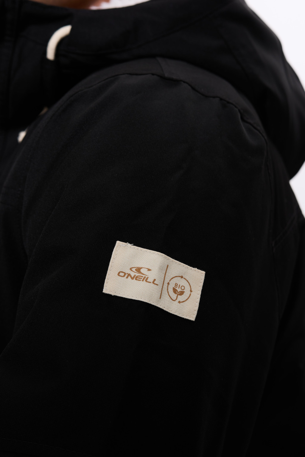 CZARNA KURTKA parka z kapturem 2500020-19010