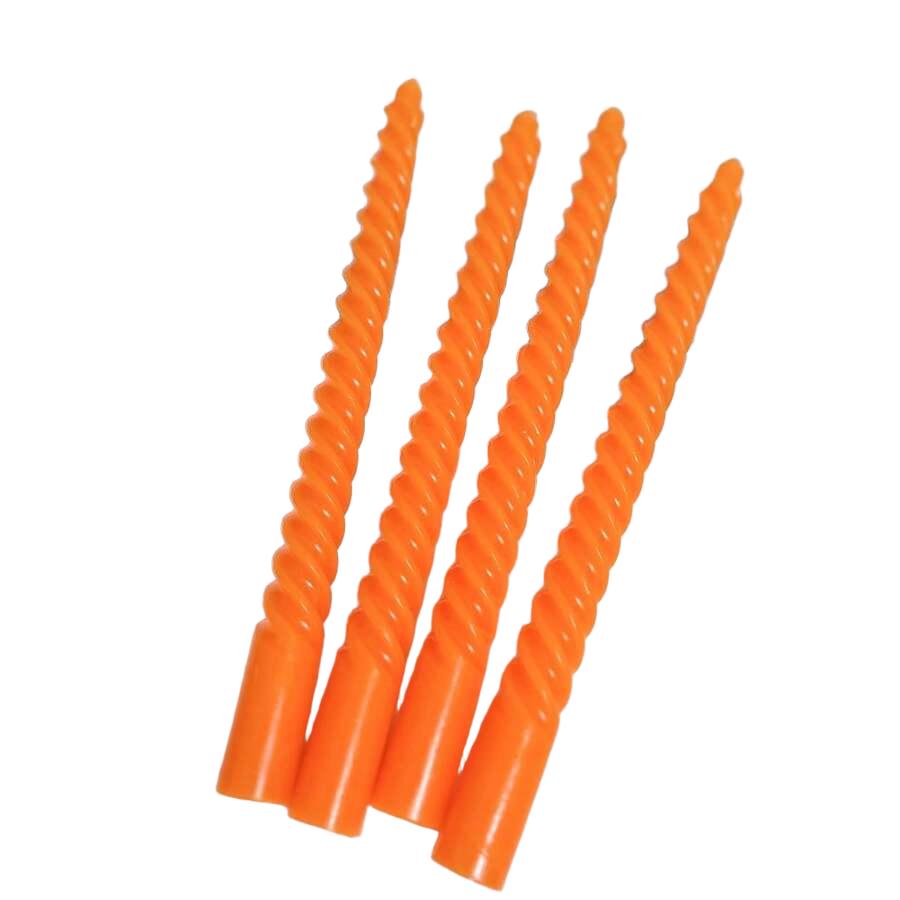 pomarańczowe świece 4-pack