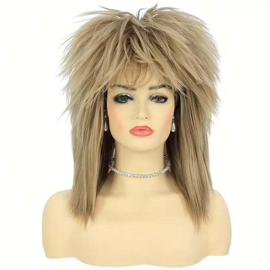 blond peruka włosy syntetyczne