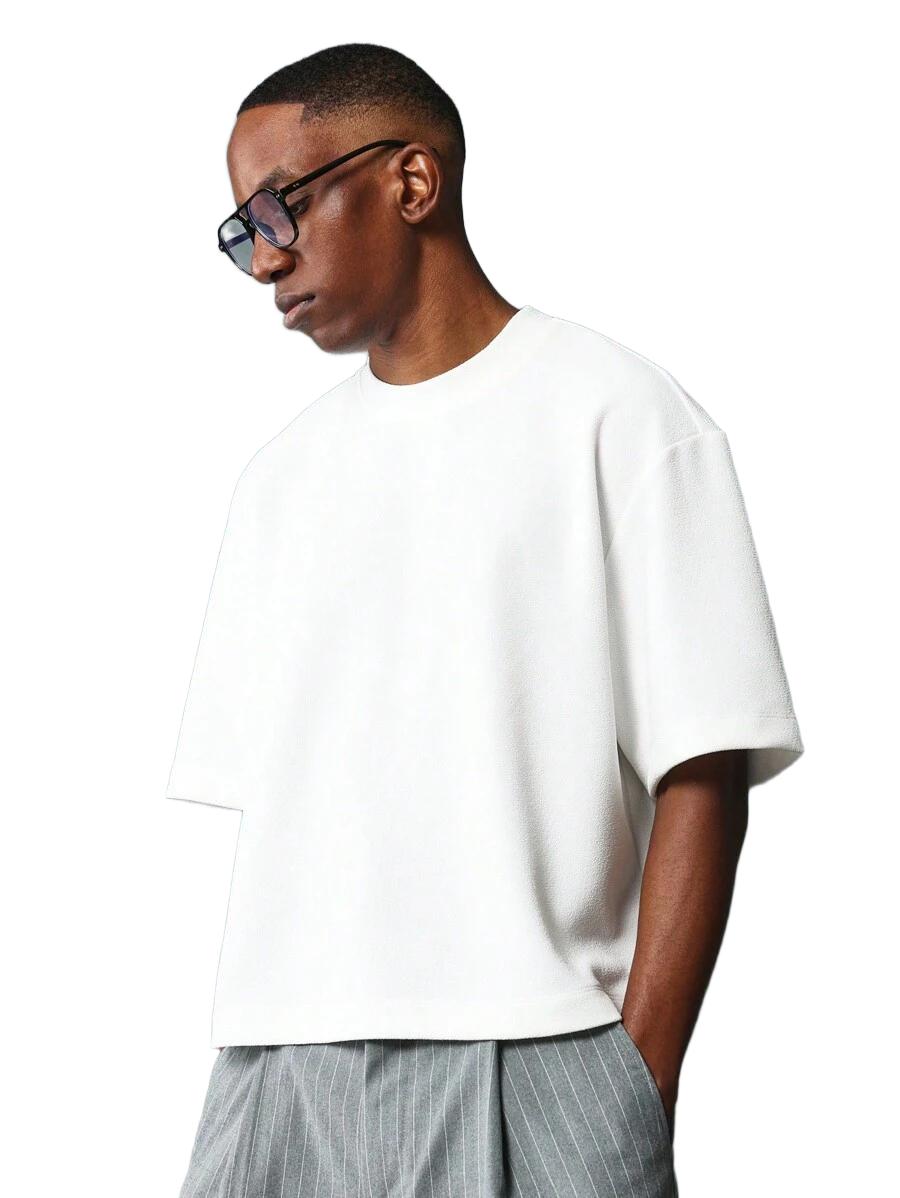 LUŹNY T-SHIRT MĘSKI