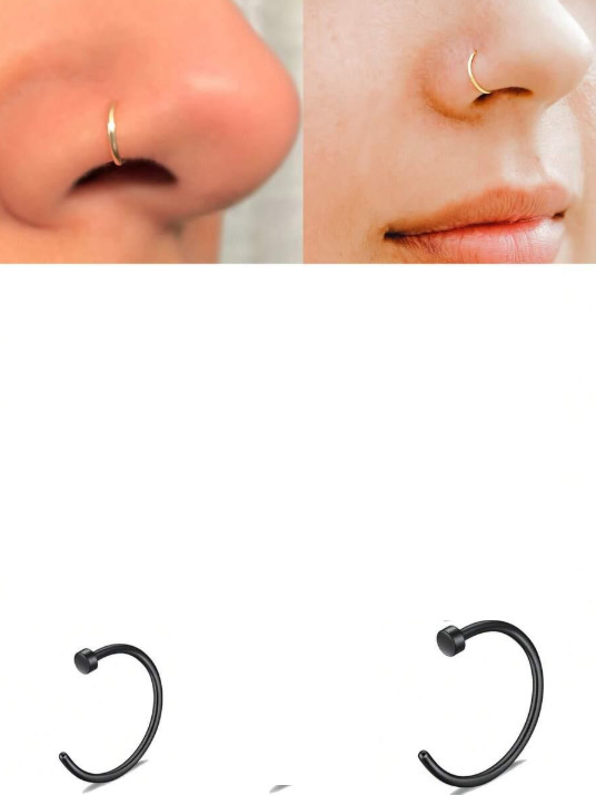 kolczyk do nosa 2-pack
