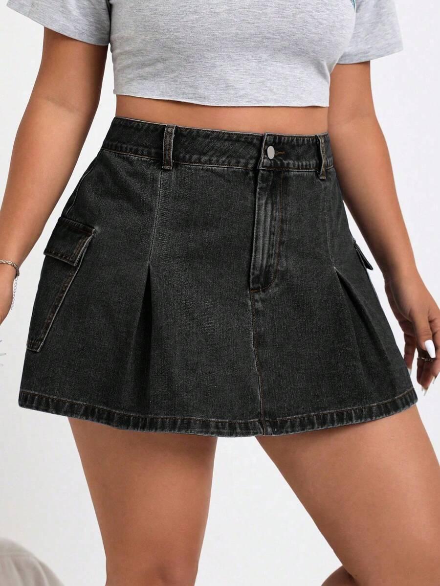 mini spódnica jeans 