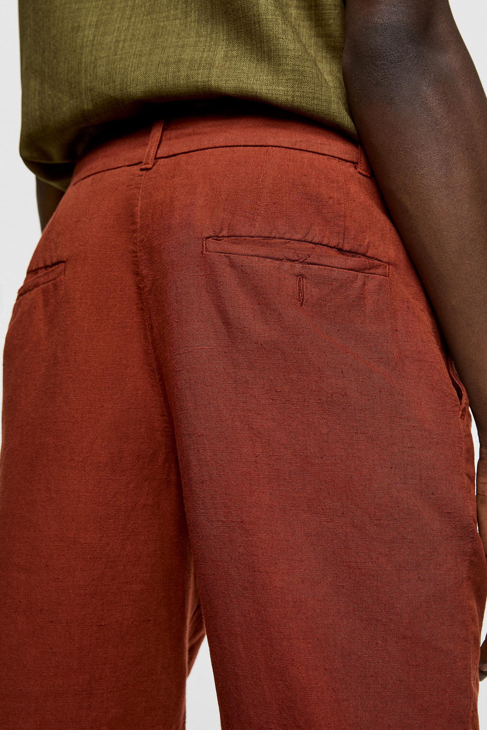 LNIANE SPODNIE CHINOS