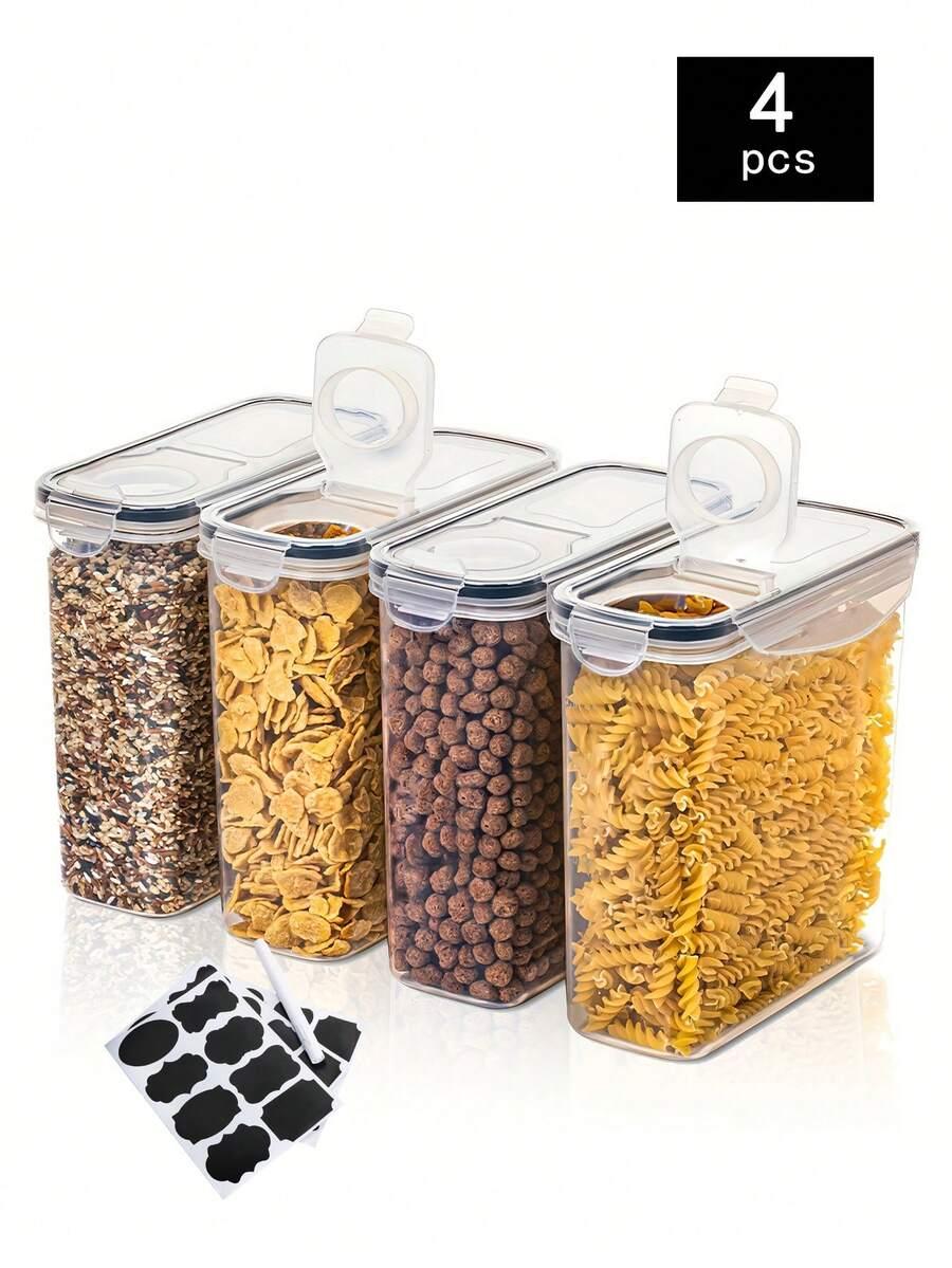 POJEMNIKI NA ŻYWNOŚĆ KUCHENNE HERMETYCZNE 4-pack