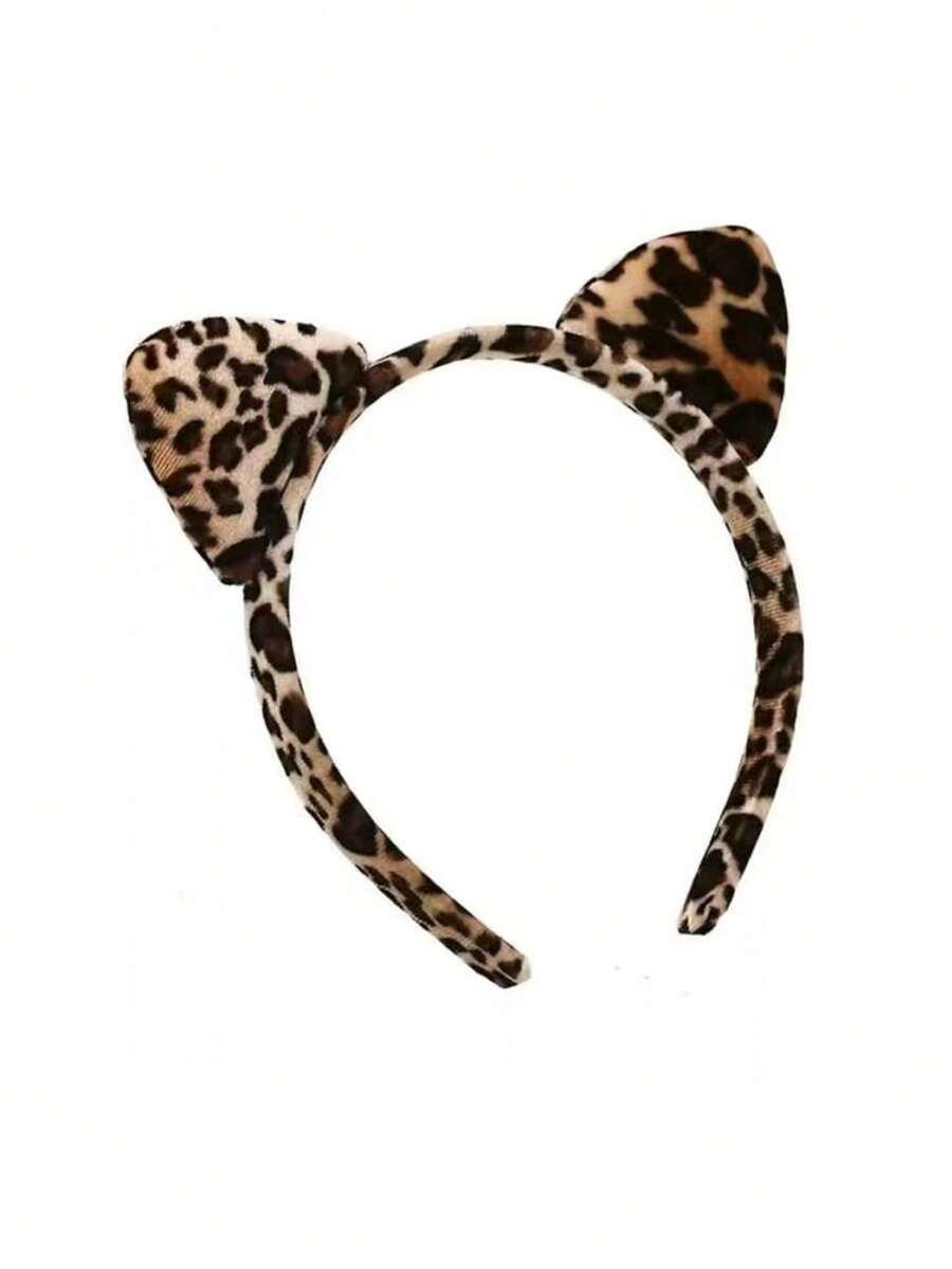 opaska na włosy animal print