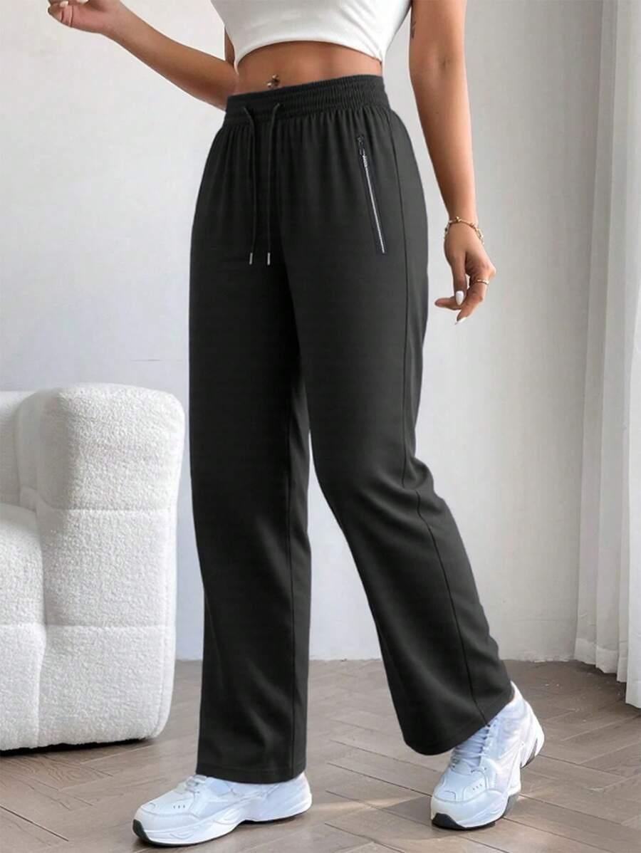 CZARNE SPODNIE CASUAL