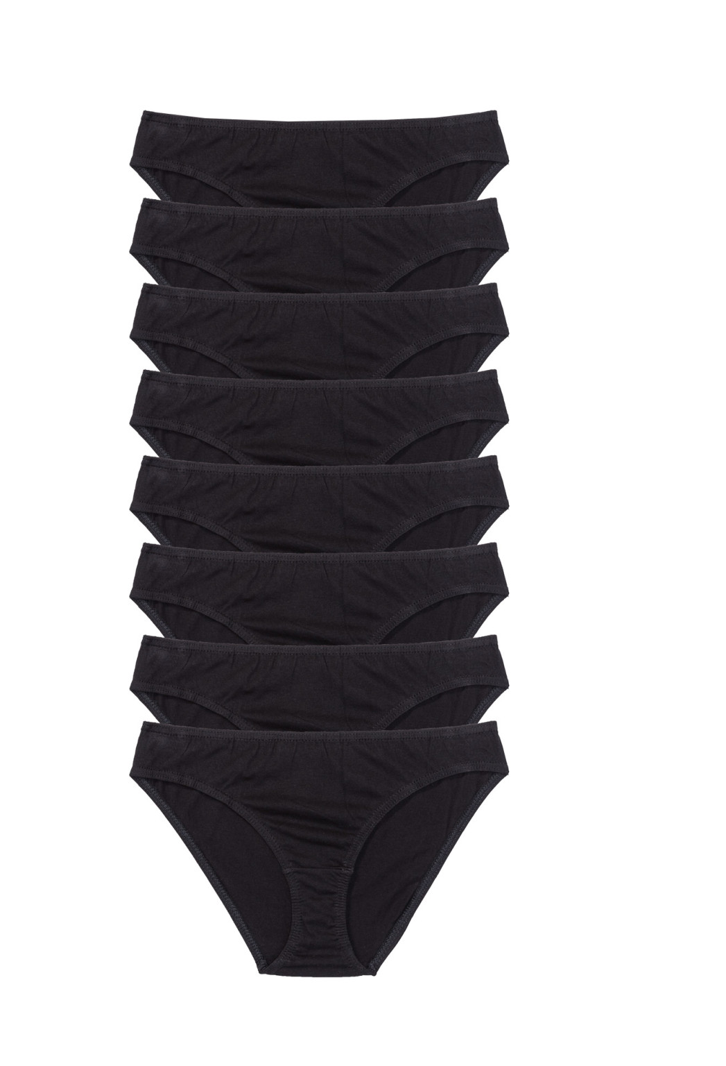 KLASYCZNE CZARNE MAJTKI FIGI 10-PACK