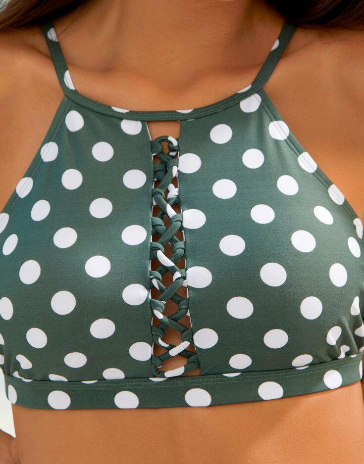 GÓRA OD BIKINI W GROSZKI