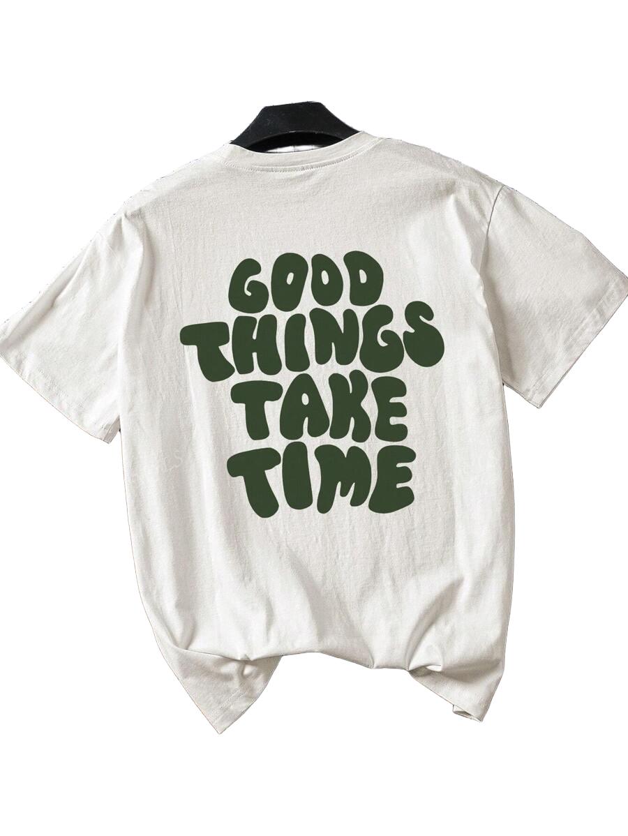 T-SHIRT Z NAPISEM