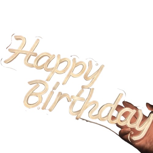 napis HAPPY BIRTHDAY dekoracja