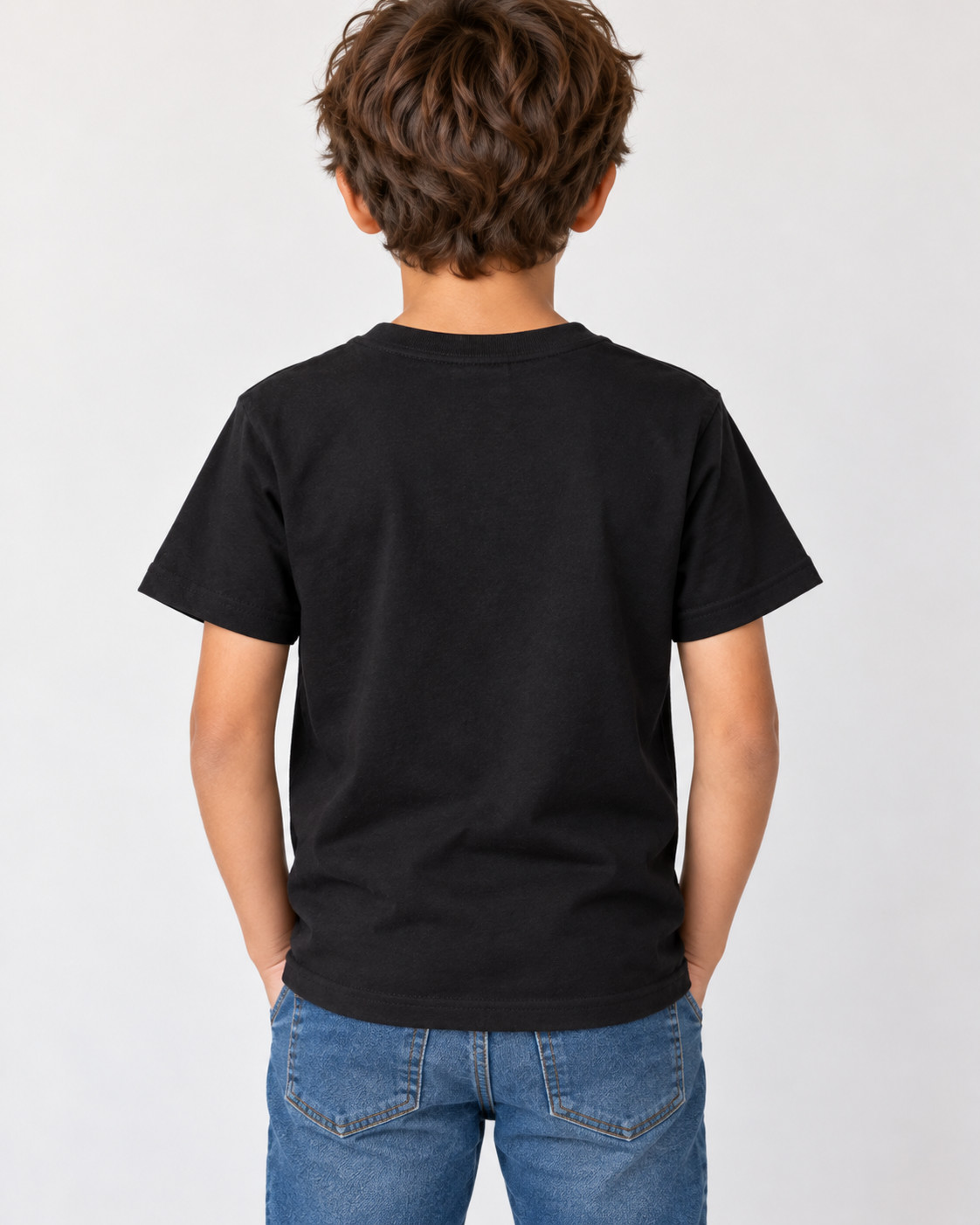 czarny t-shirt nadruk