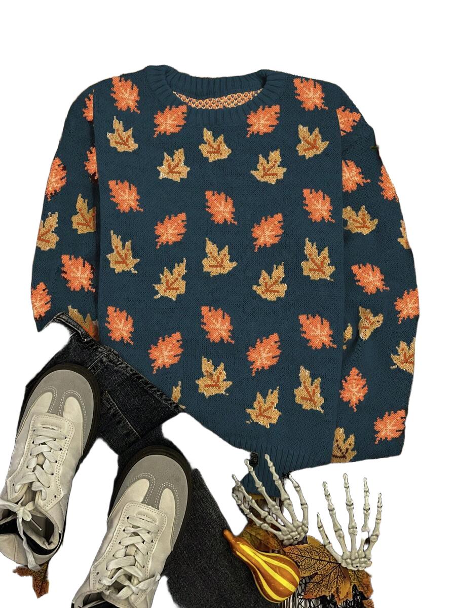 SWETER DAMSKI OKRĄGŁY DEKOLT 