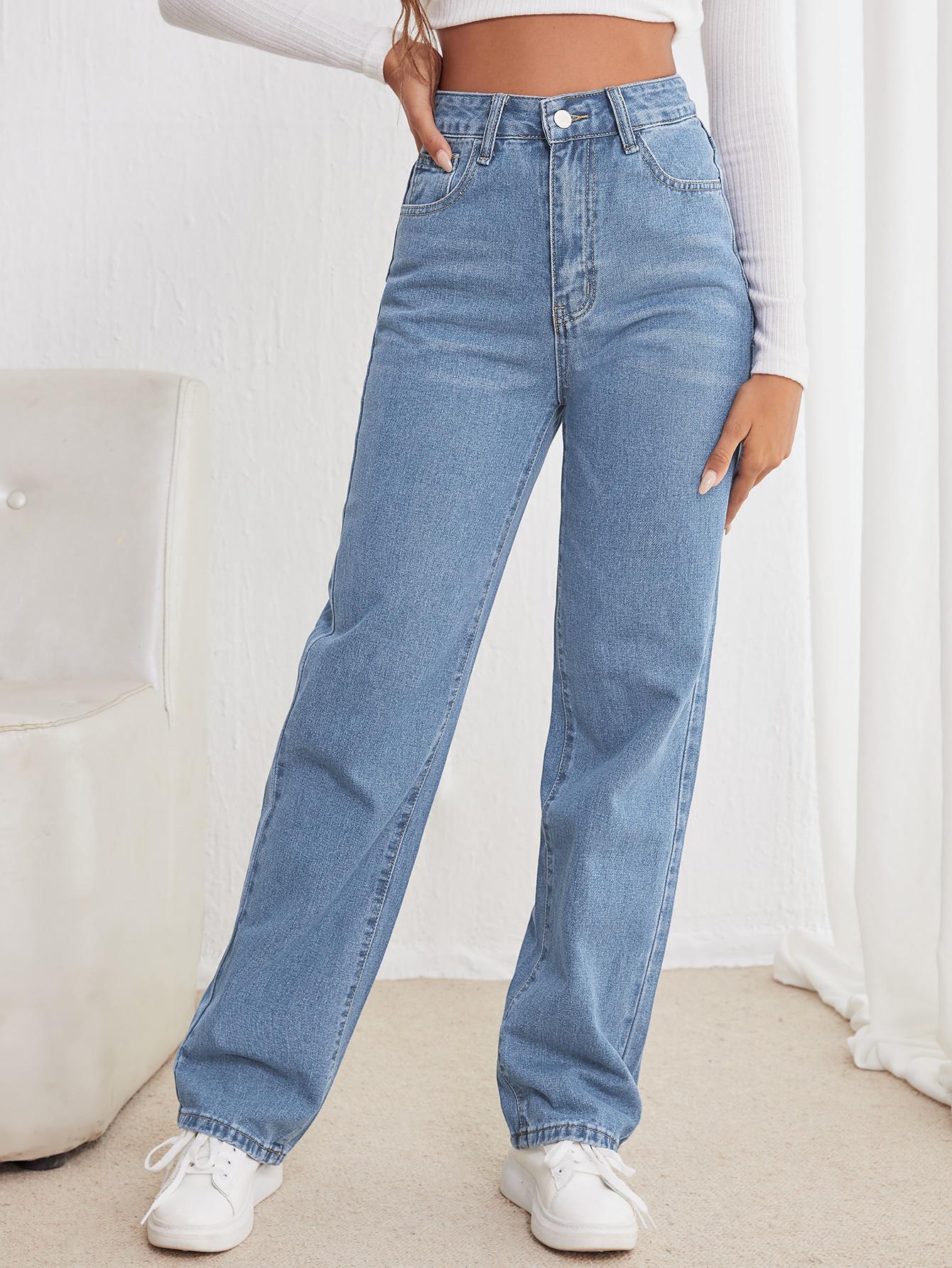 NIEBIESKIE SPODNIE JEANS