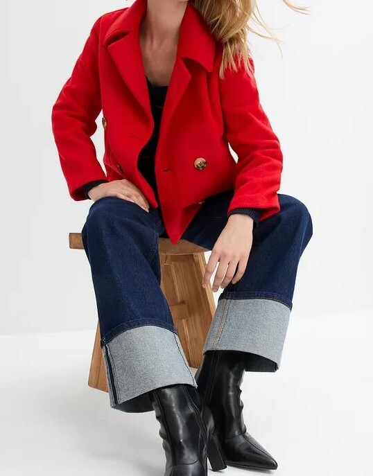 TRENCZ DAMSKI PLUS SIZE DO BIODER