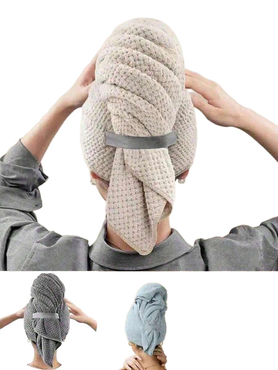 Ręcznik Turban do Suszenia Włosów na Głowę 4-pack