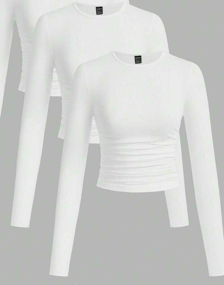 biała bluzka 2-pack