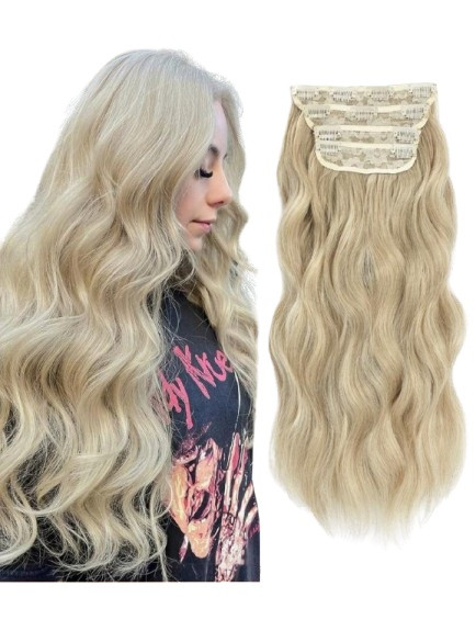 BLOND PERUKA KLIPS