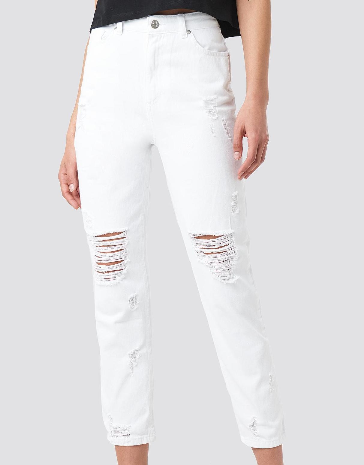 SPODNIE JEANS RIPPED