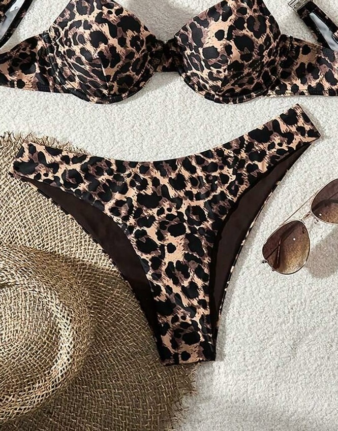 DÓŁ OD BIKINI ANIMAL PRINT