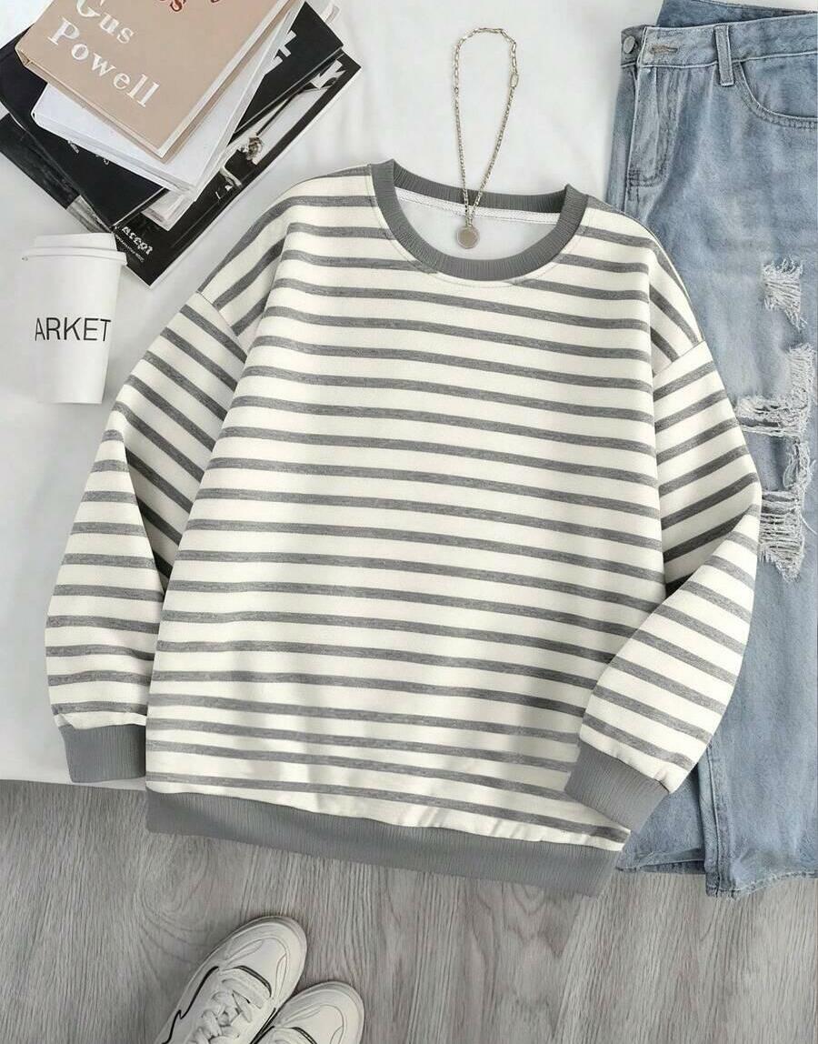 bluza wzór paski