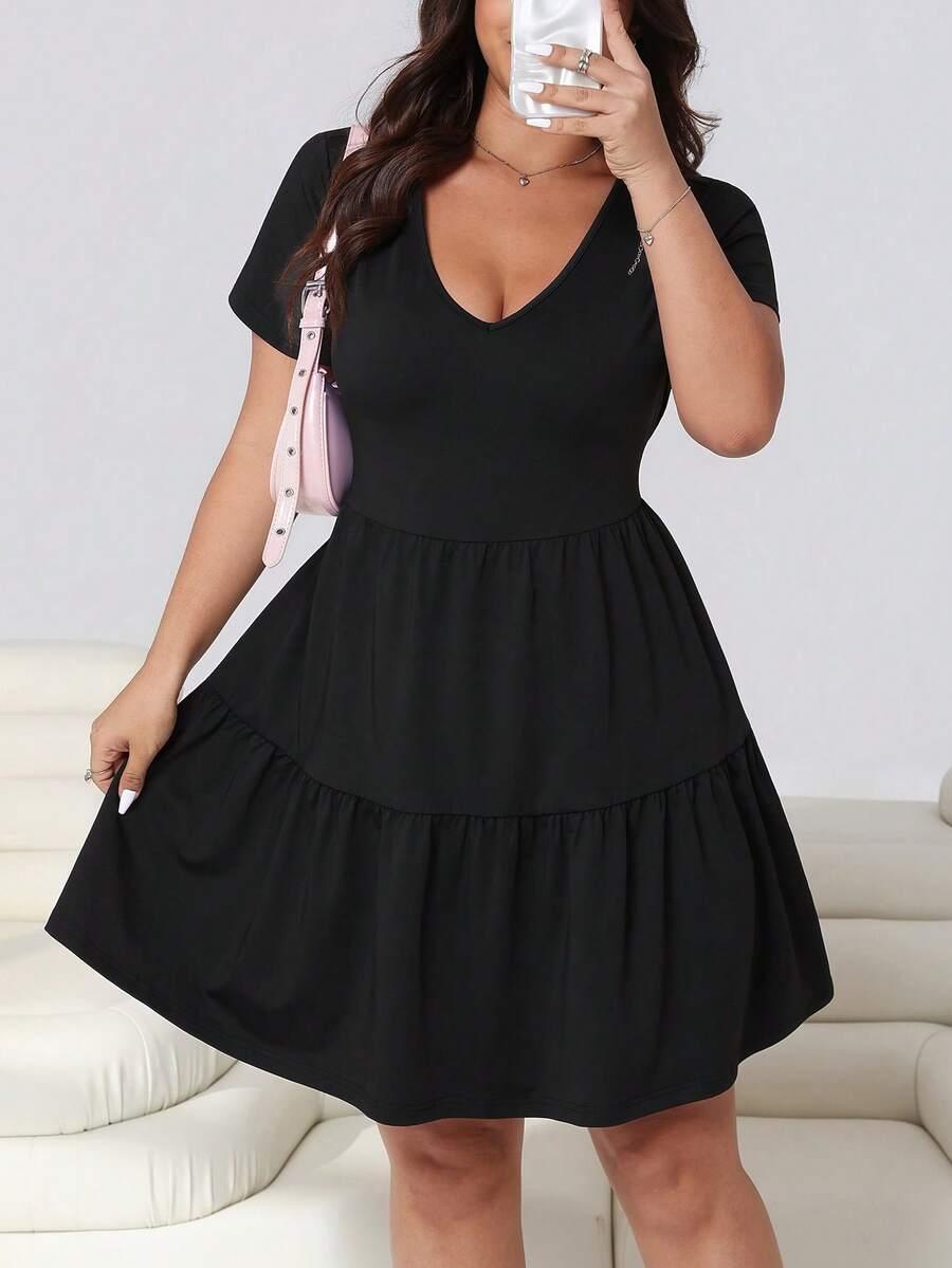 CZARNA SUKIENKA CASUAL