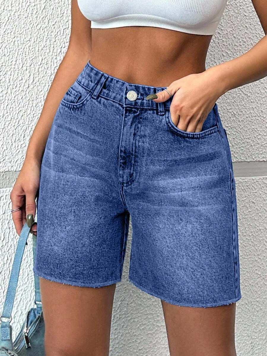 krótkie spodenki jeans