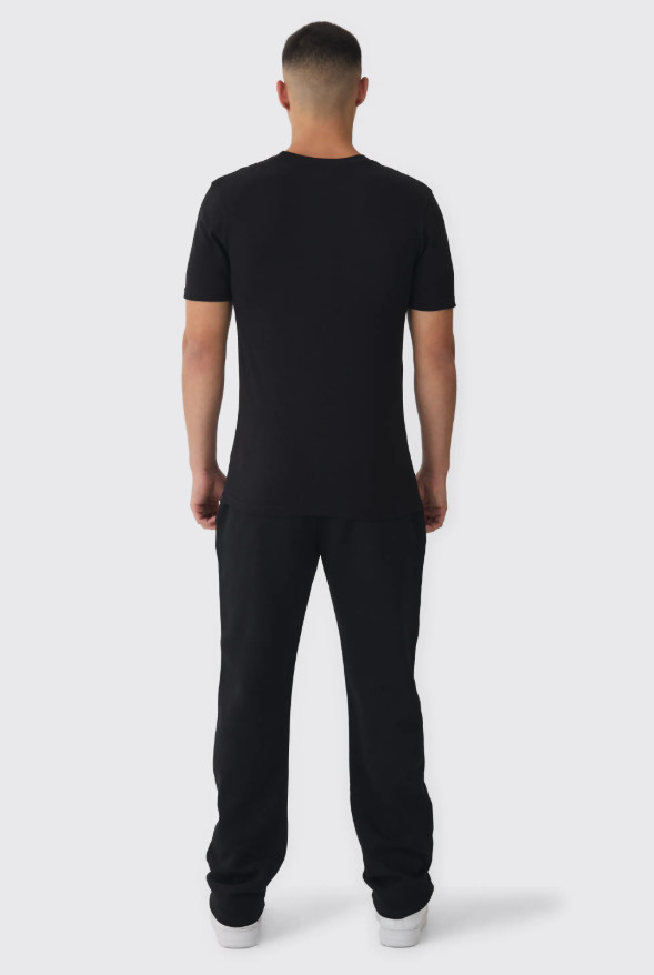 czarny T-SHIRT BASIC