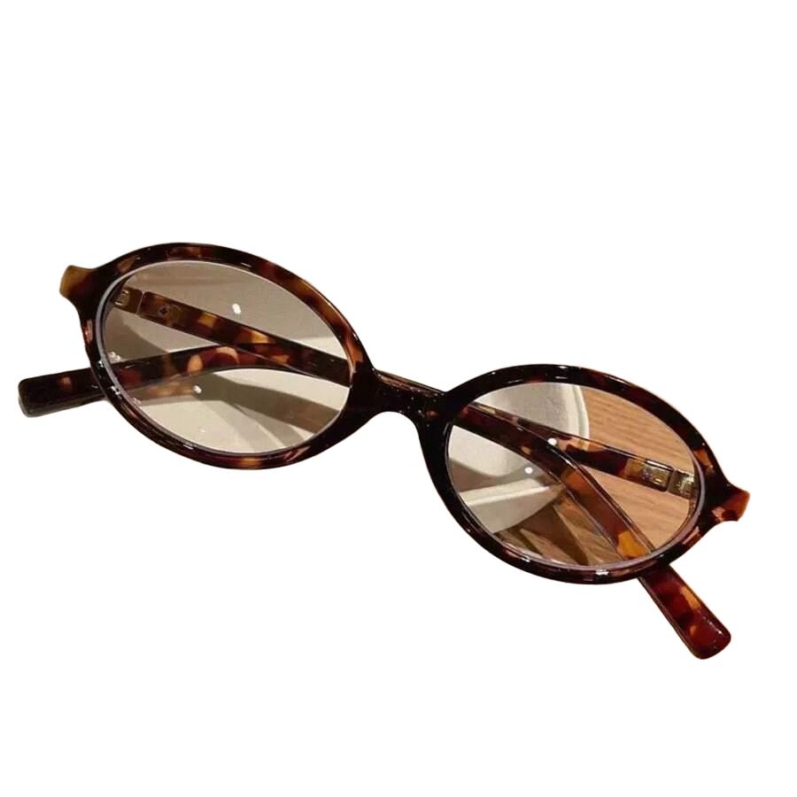 okulary zerówki animal print