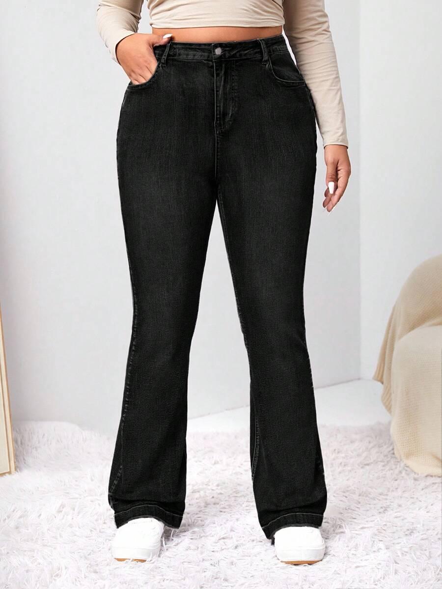 czarne spodnie jeans