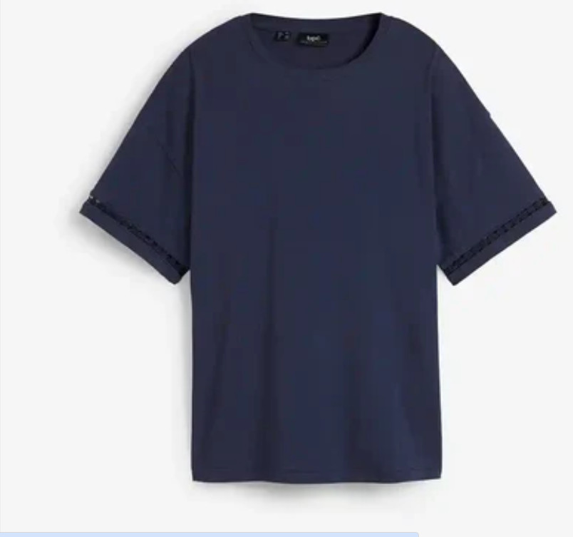 BAWEŁNIANY T-SHIRT DAMSKI Z OKRĄGŁYM DEKOLTEM - REGULAR FIT
