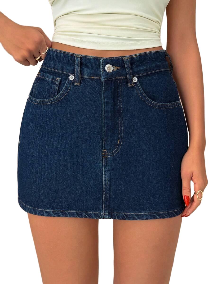 JEANSOWA SPÓDNICA MINI