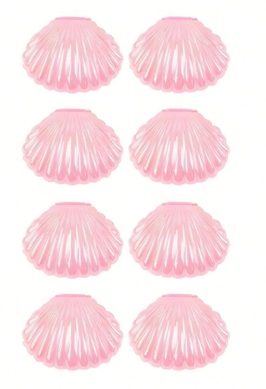 różowe pudełko muszla 4-pack