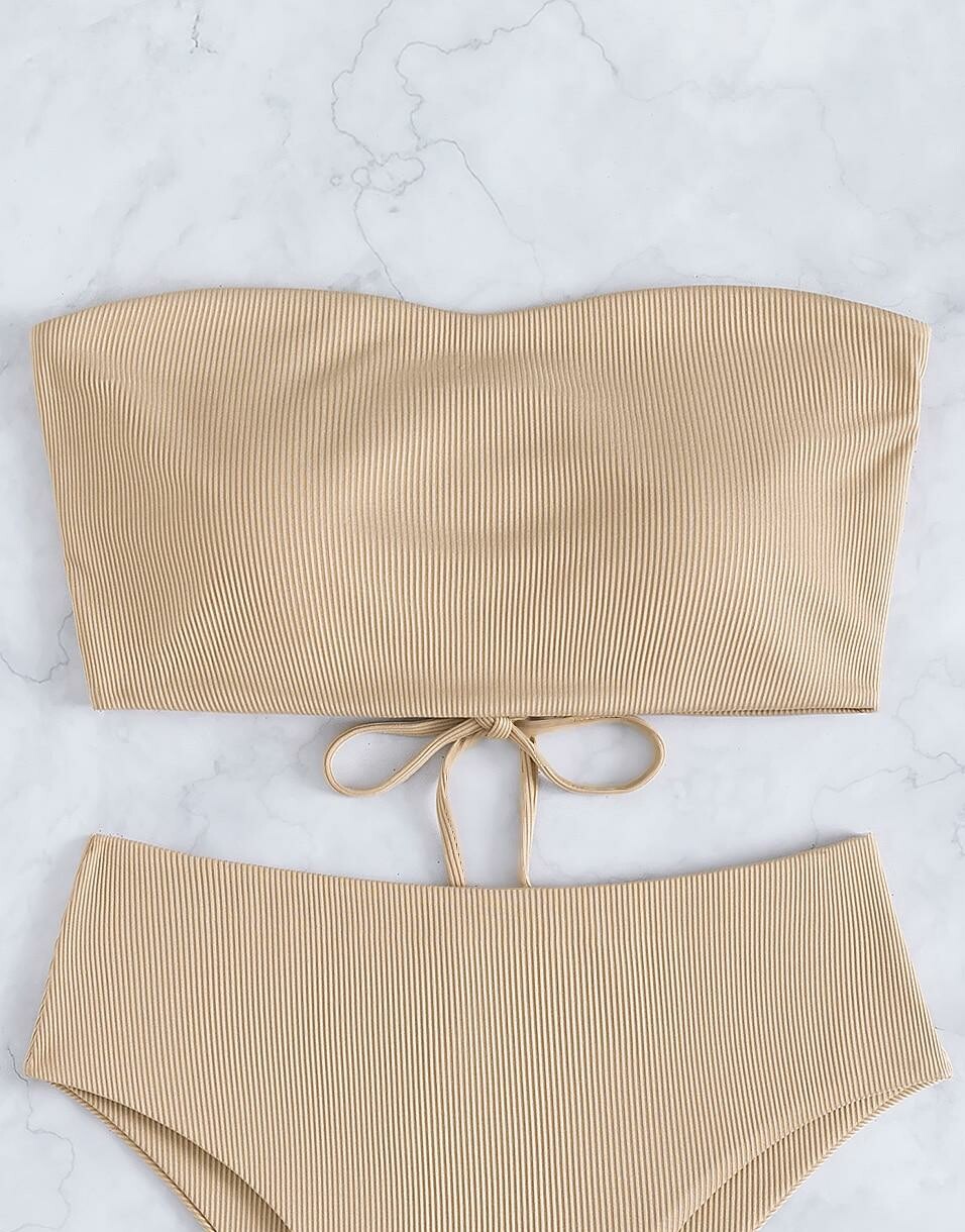 beżowa góra od bikini
