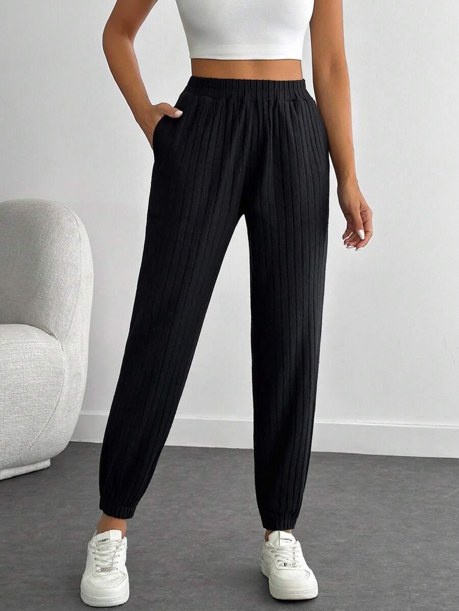 CZARNE SPODNIE CASUAL 