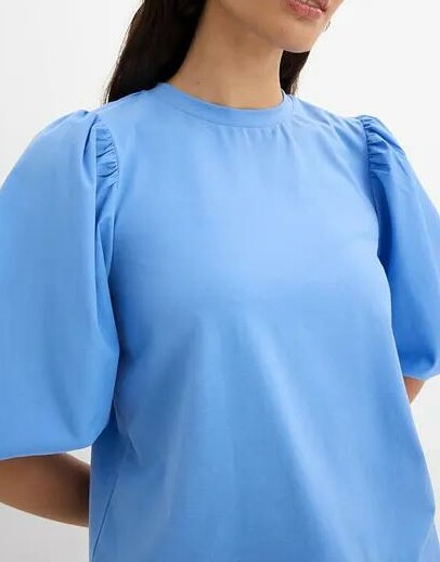 T-SHIRT DAMSKI Z OKRĄGŁYM DEKOLTEM
