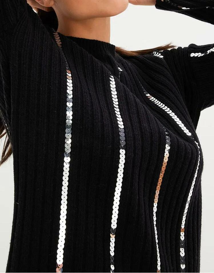 SWETER Z CEKINAMI 