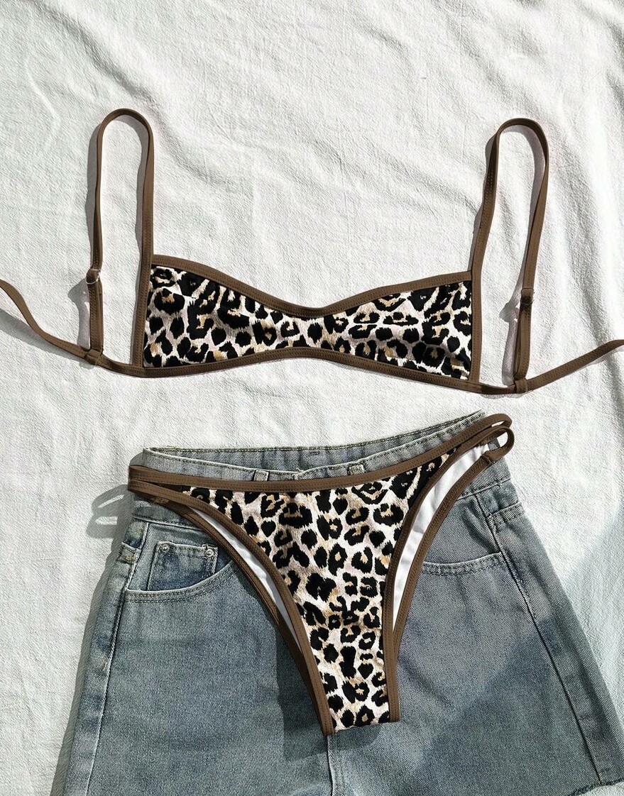 KOMPLET BIKINI ANIMAL PRINT