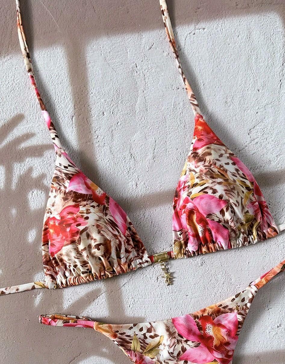 góra od bikini print 