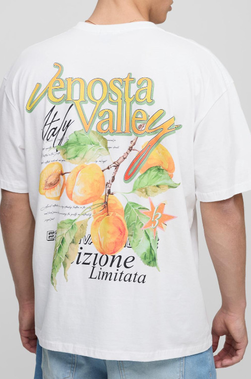 biała koszulka wzór