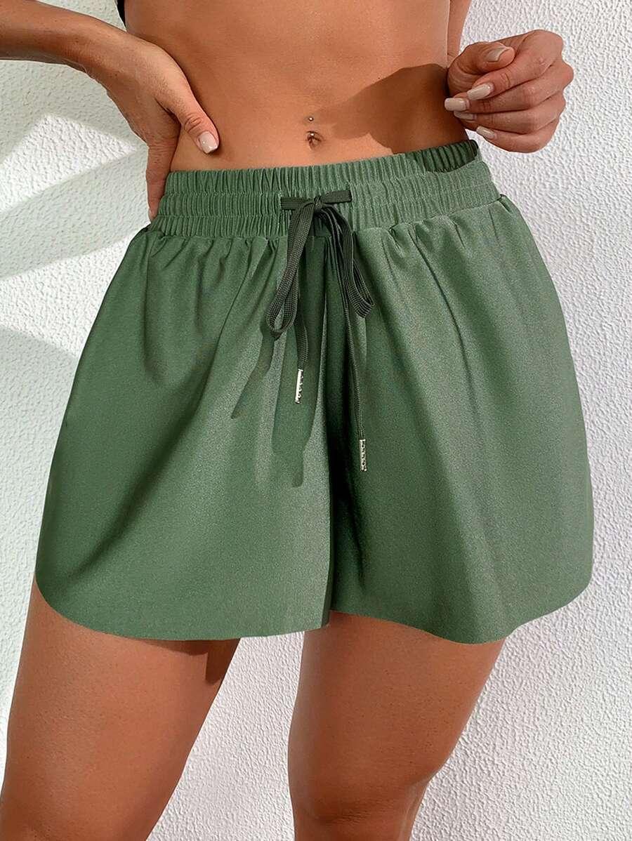 zielone sportowe spodenki 