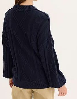 SWETER OVERSIZE W WARKOCZE
