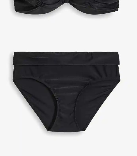 CZARNY GŁADKI DÓŁ OD BIKINI