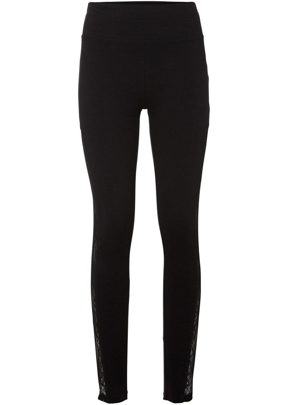 LEGGINSY Z KORONKĄ