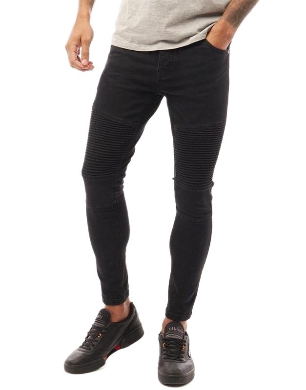 SPODNIE BIKER JEANS