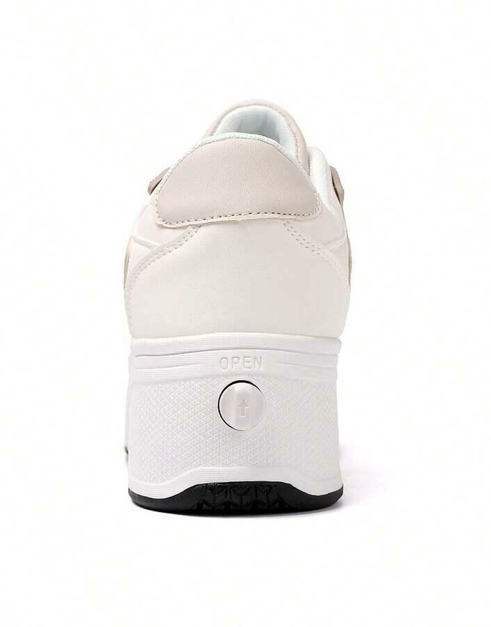 beżowe buty sportowe rolki