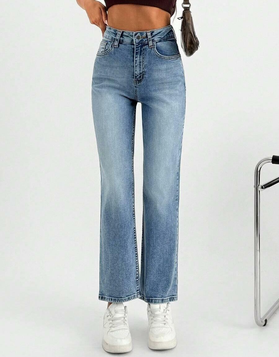 spodnie proste nogawki jeans